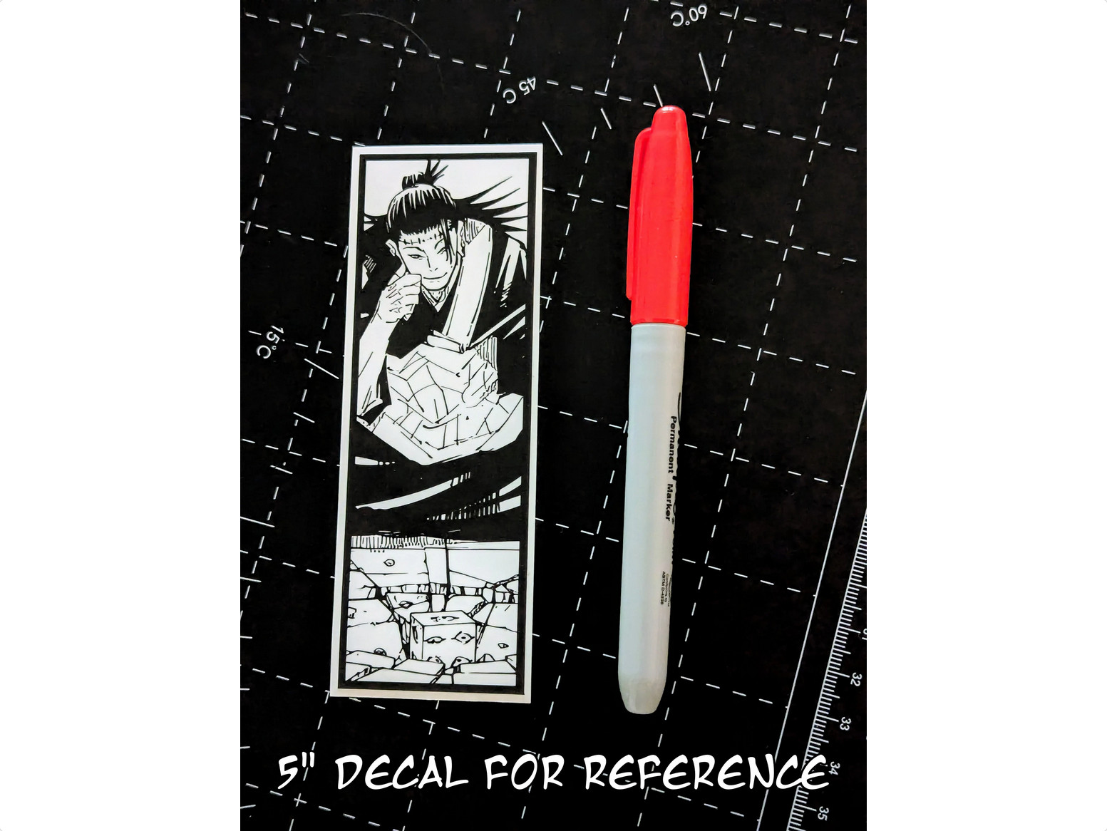 Custom Anya Fanart Peeker Anime Car Stickers and JDM Decals
