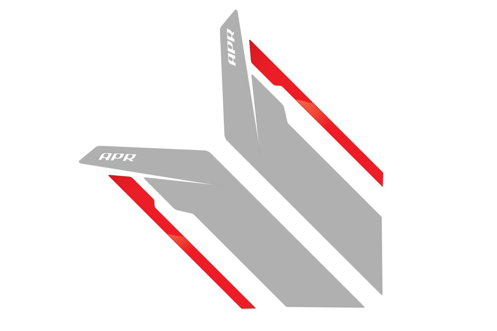 PM100333 APR Sideburns – Silver APR / Red Stripe