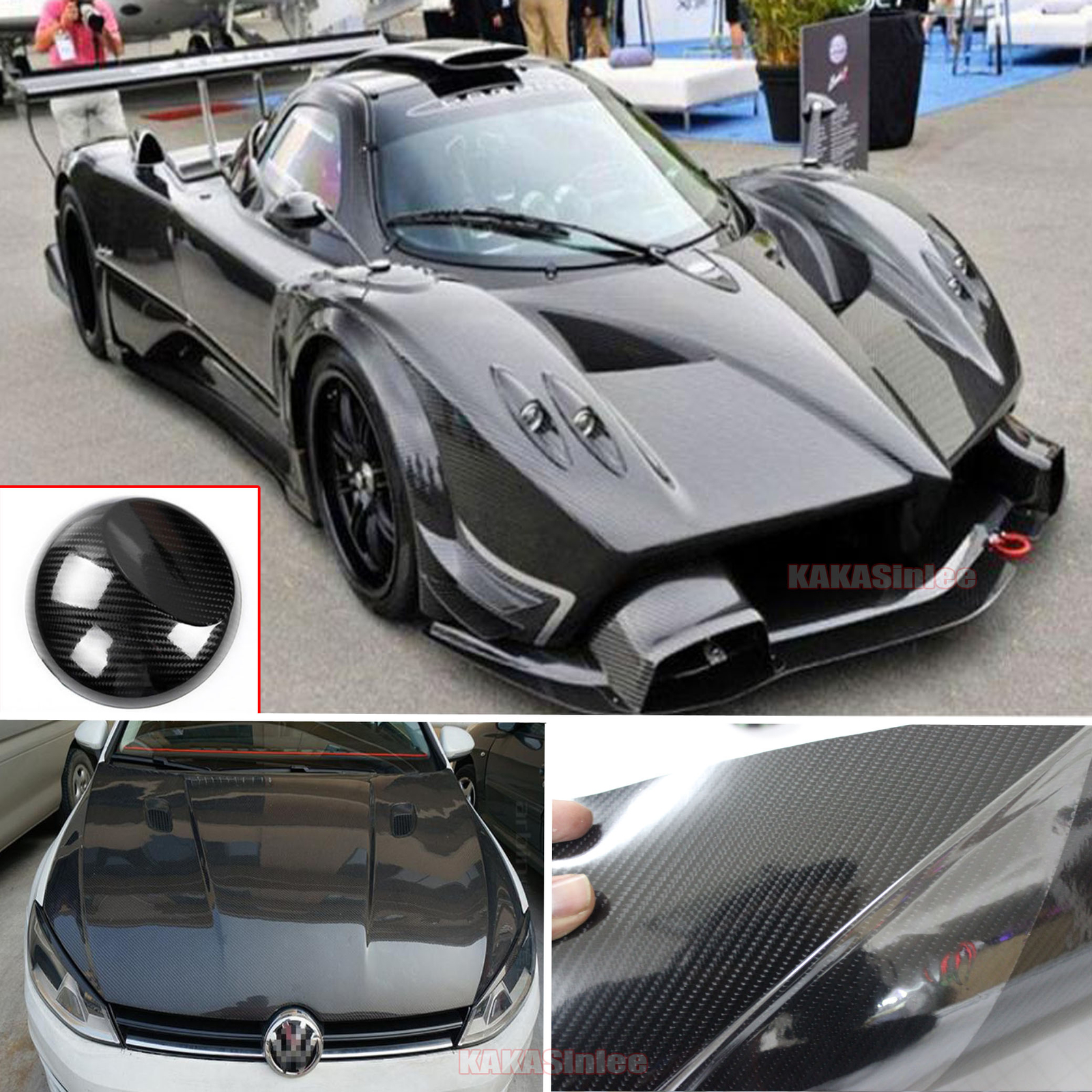 Air Free Chameleon 5D Pearl Glossy Matte Satin Full Car Vinyl Wrap Sticker HDUS