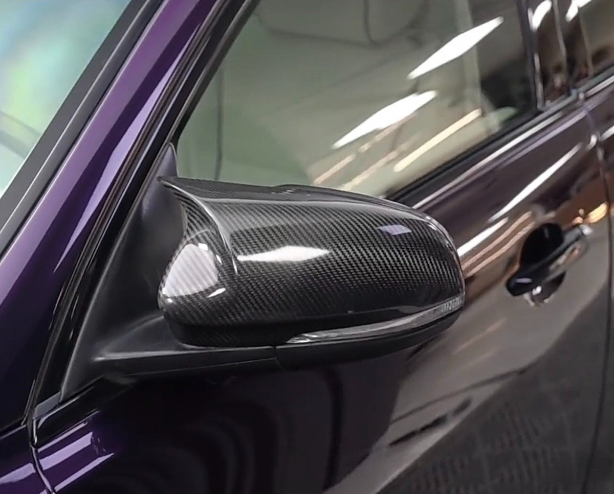 660″x60″ Ultra Gloss PET Liner 7D Black Carbon Fiber Car Vinyl Wrap 55FTX5FT