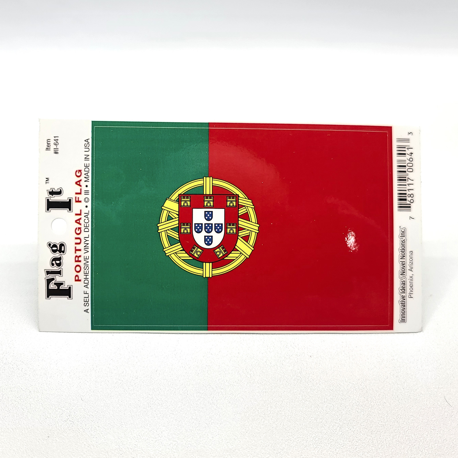 ⭐️ Flag It Portugal Flag Window Bumper Vinyl Decal Sticker- 3.25″ x 4.875″