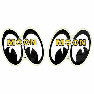 MOONYES EYES PAIR LEFT RIGHT STICKER BUGGY RAT HOT ROD DRAG DM050 FREE SHIPPING