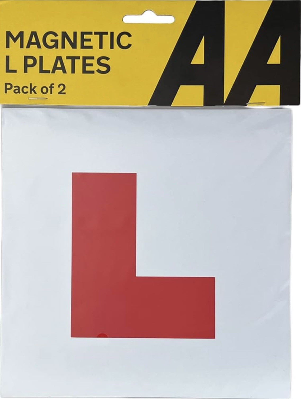 2 x FULLY MAGNETIC L PLATES SECURE Quick Easy To Fix Learner Sign – APPROVED