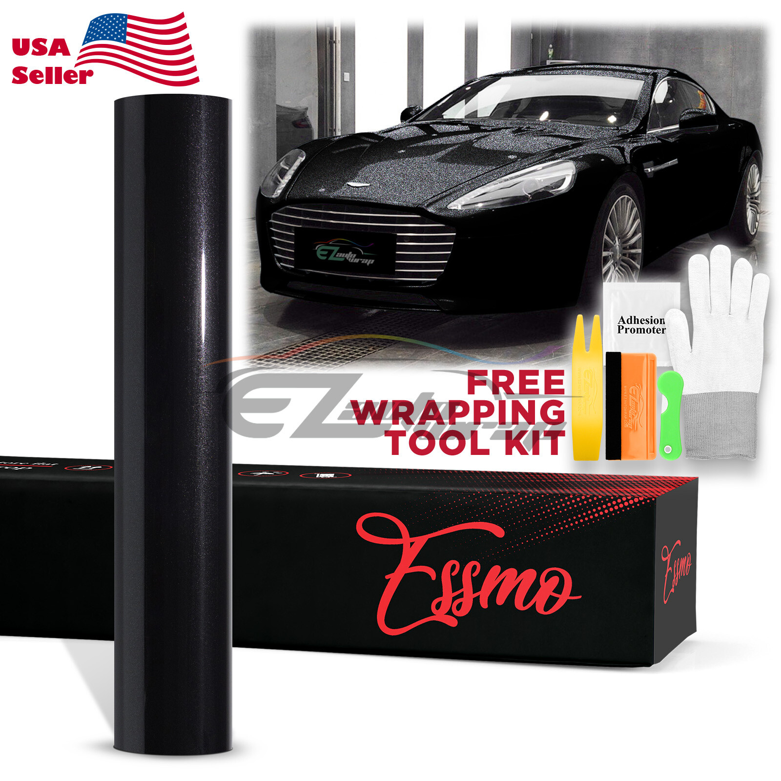 PPF Paint Protection Film Gloss Black Silver Metallic Invisible Scratches Shield