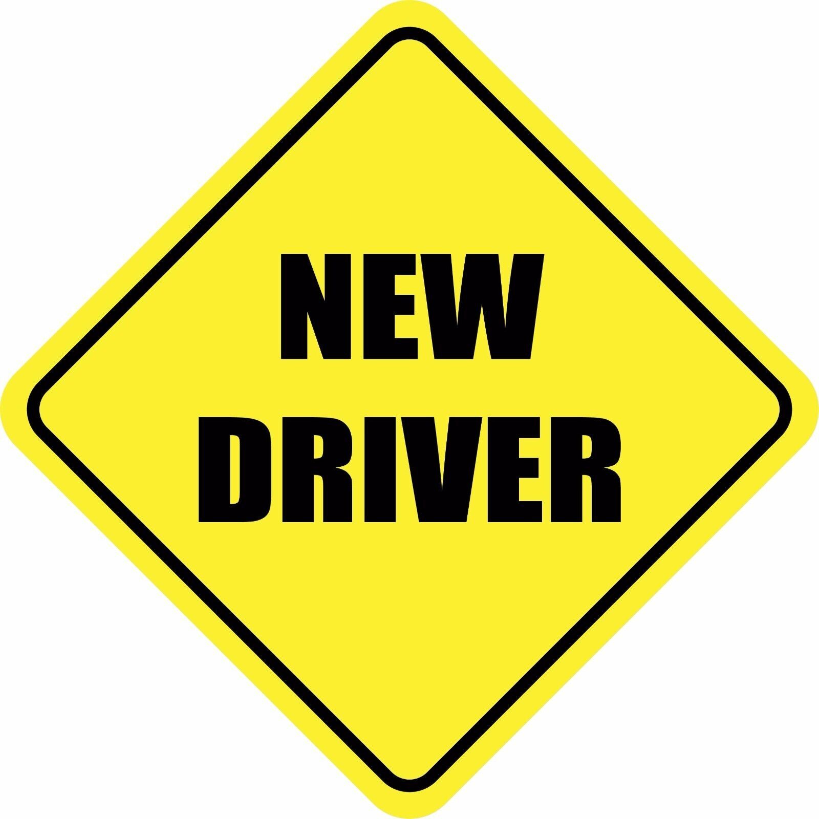 NEW DRIVER Magnet 5″x5″ STUDENT DRIVER CAR Made in the USA