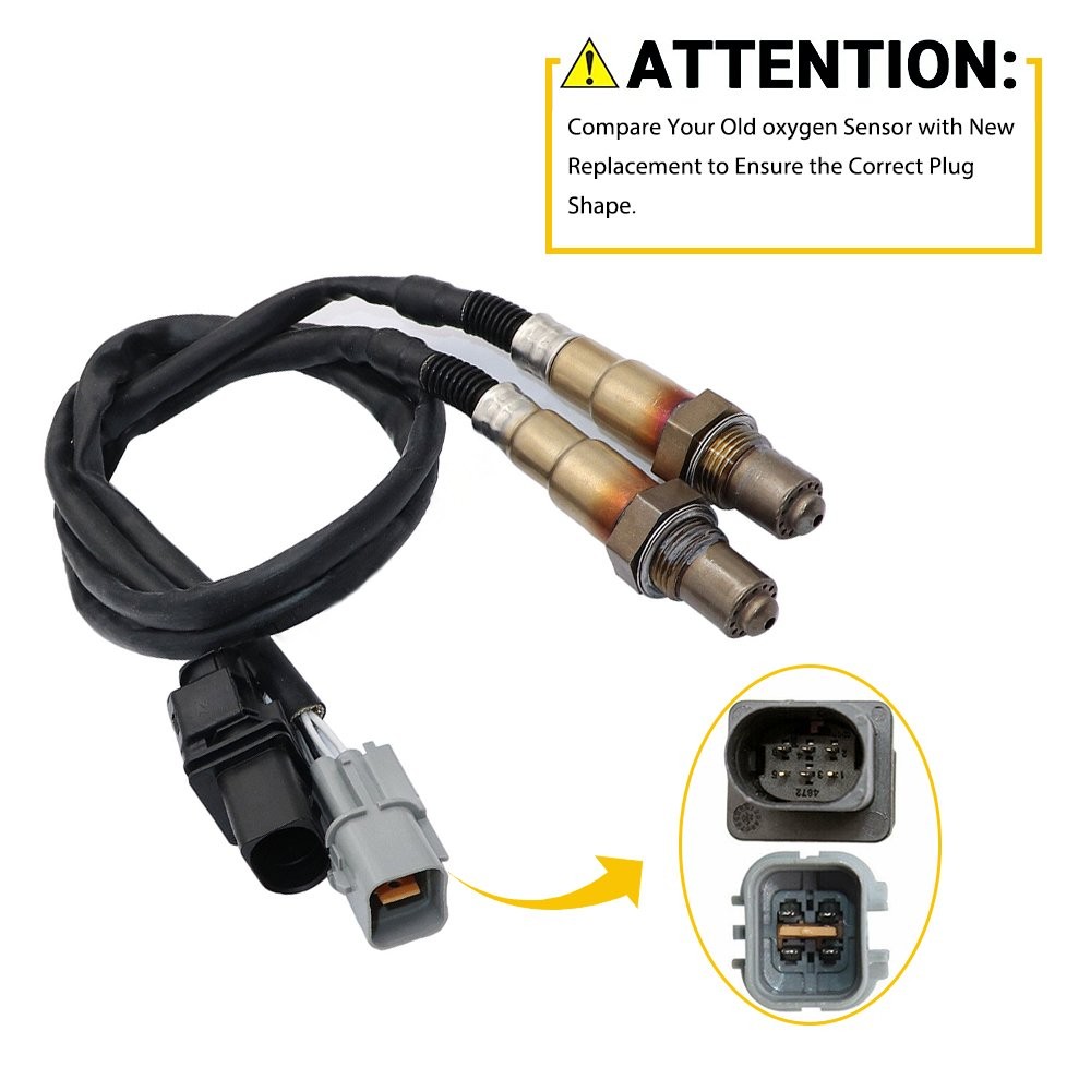 1/2Set Up+Downstream Oxygen Sensor Fits 2012-2014 Kia Rio 2012-2015 Kia Soul 1.6