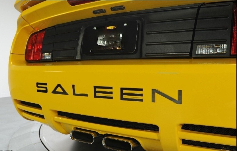 Rear decal Bumper Letters for Ford Mustang Saleen 2005-2009