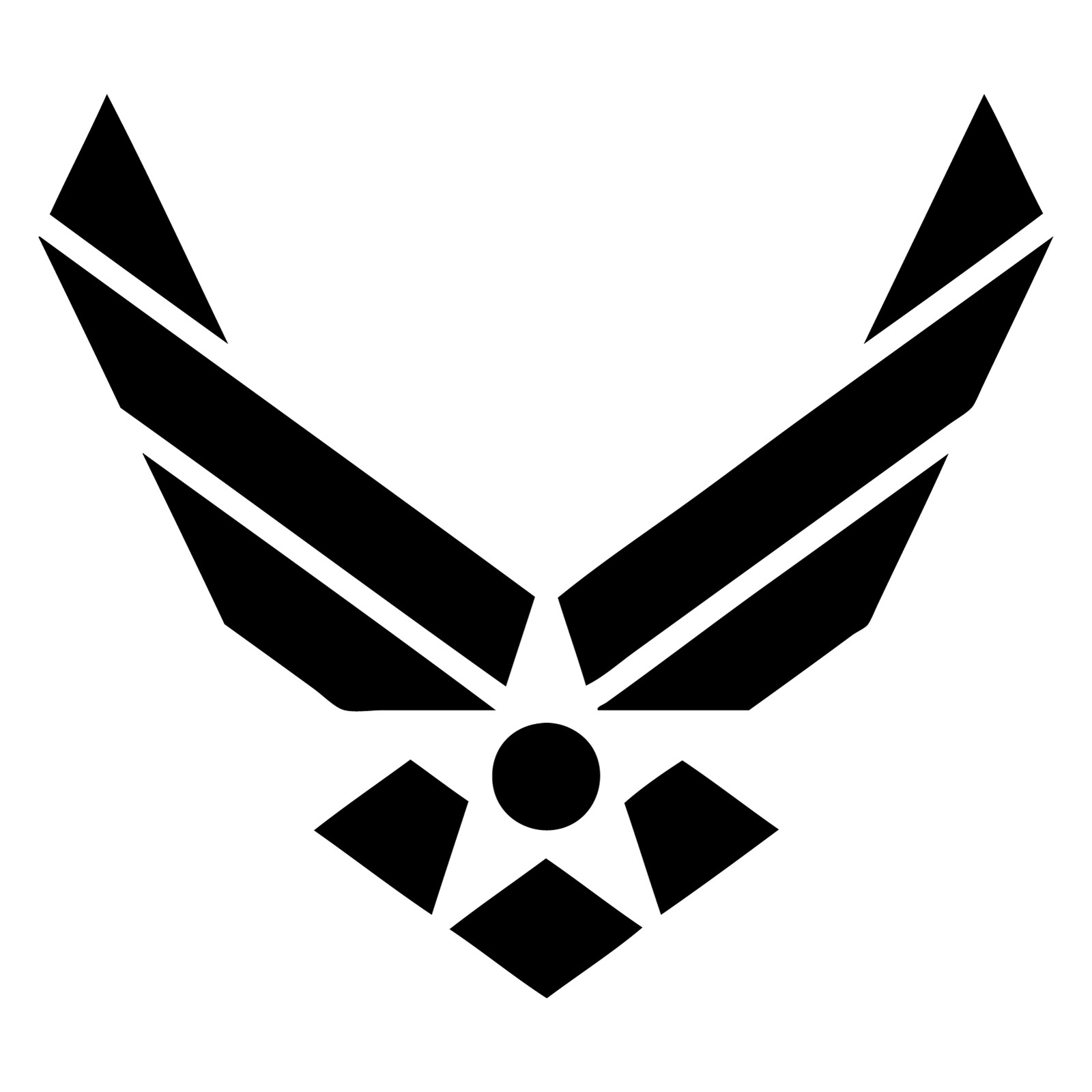 New – For United States Air Force USAF Symbol Decal Car Truck Sticker 3″ – 9″