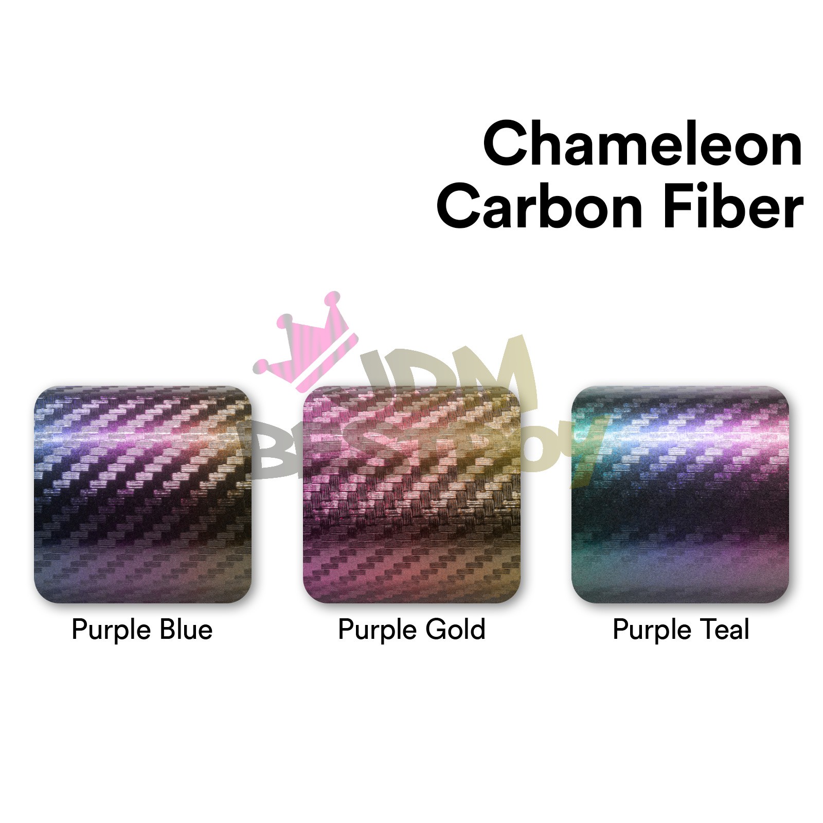 【Chameleon】 Gloss / Matte Metallic Color Change Shift Flow Vinyl Wrap Sheet Film