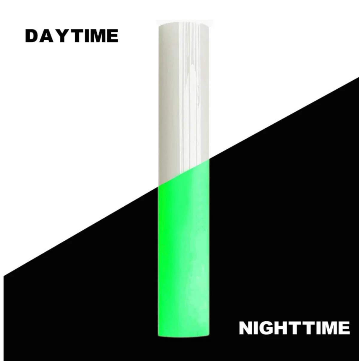 GloTek™ Glow in the Dark Vinyl – Self Adhesive | 24”x1 Yd – Signs, Decals, Floor