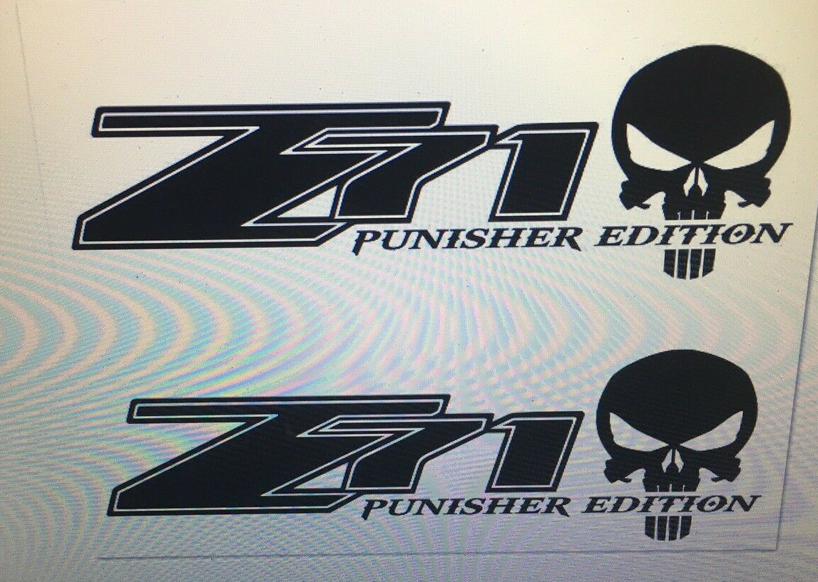 SET OF 2 PUNISHER DECALS YOUR CHOICE