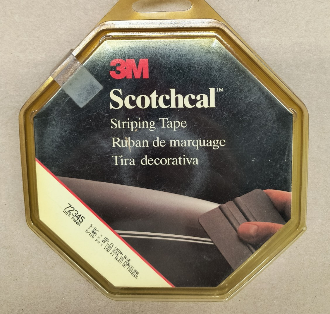 3M Scotchcal 5/16″ x 150′ China Blue Vinyl Stripe Graphics 72345