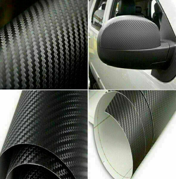 3D Waterproof Carbon Fiber Vinyl Car Wrap Sheet Roll Film Sticker Decal APAT