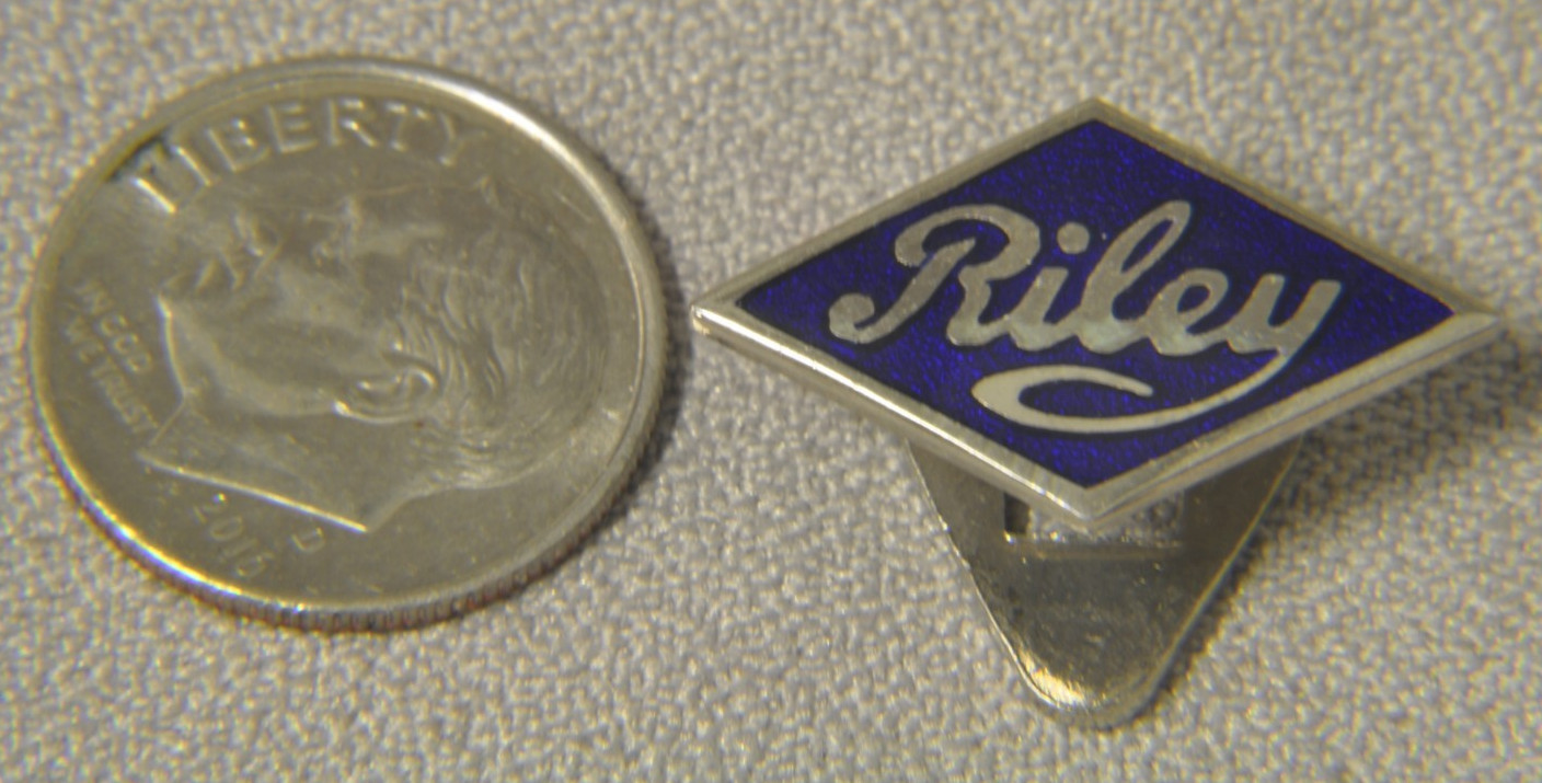 Riley Automobile lapel pin Enameled metal NEW