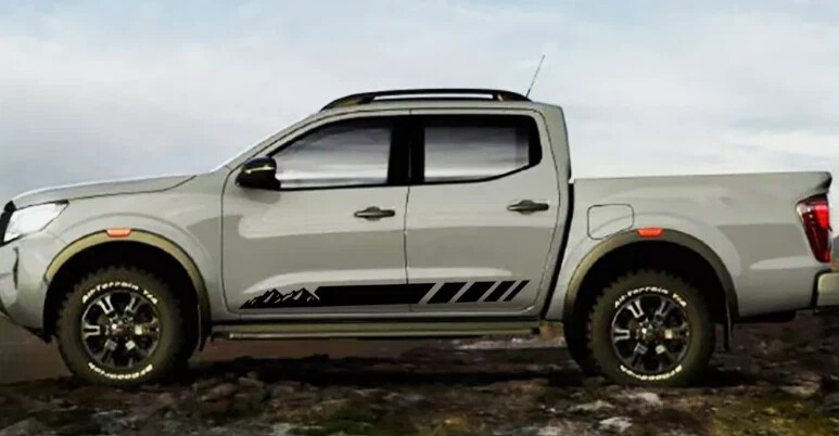 Mitsubishi Triton Side Stripes Graphics Any Year Decals Stickers x2 1
