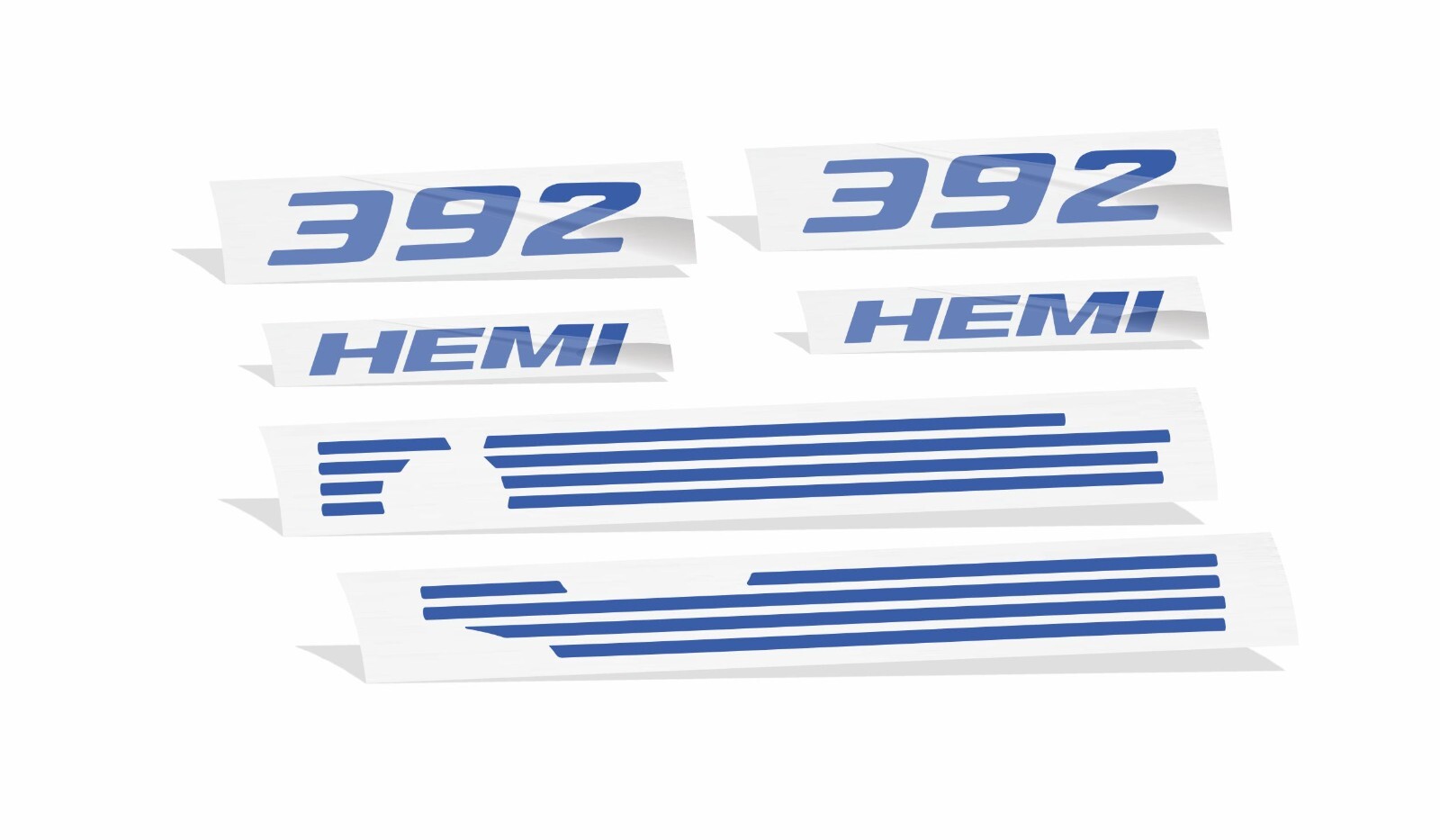 392 HEMI Engine Cover Overlay Decals for Durango SRT, SRT 392