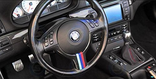 (1) 10″ M-Colored Stripe Decal Sticker For BMW Exterior or Interior Decoration