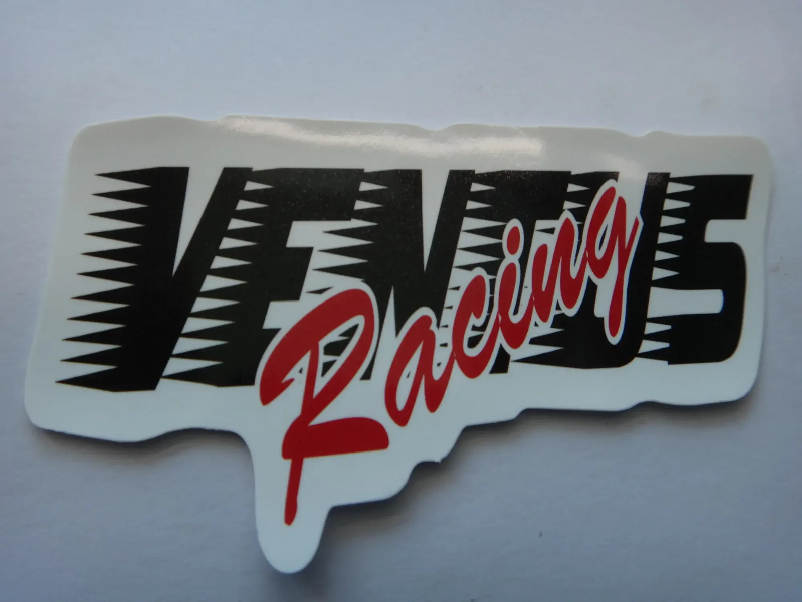 Ventus Racing Vinyl Sticker Decal Glossy Red Script Black Graphic Die Cut