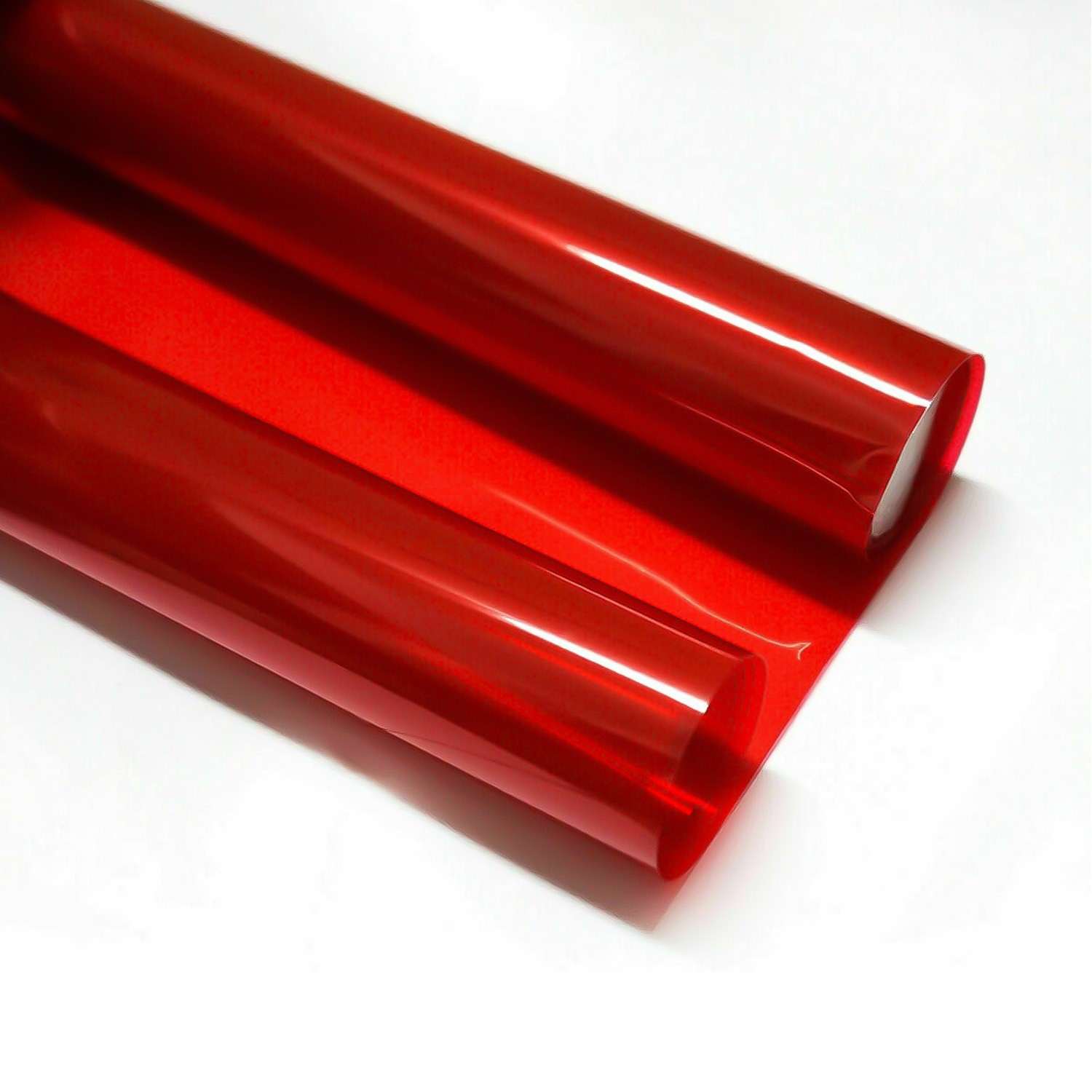 12″x71″ Film for Headlight Taillight Transparent Red Lens Vinyl Protection Wrap