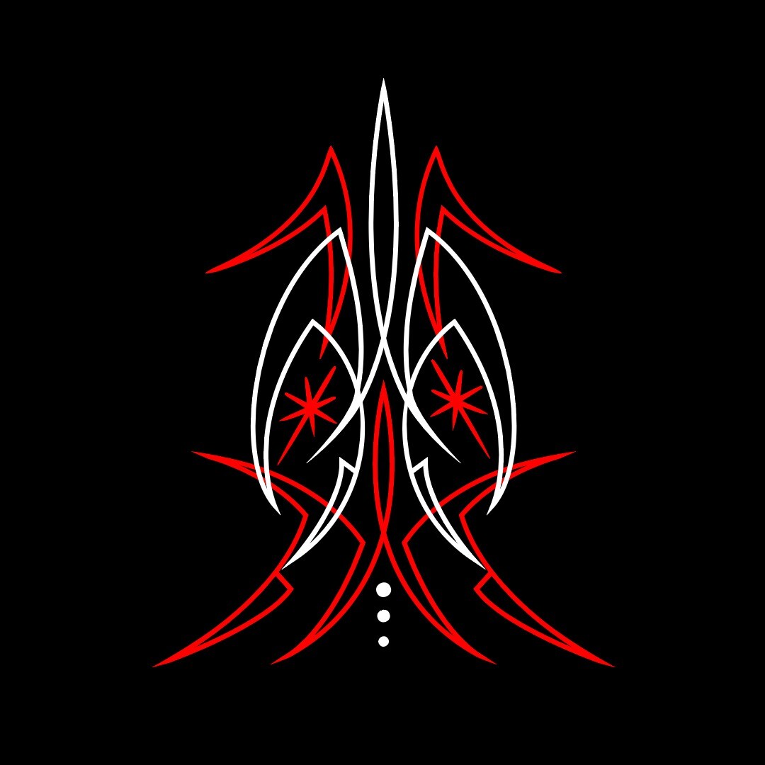 Hot Rod Pinstriping Decal – 10″ x 8″ – Vinyl – Free Shipping! – 2 Colors