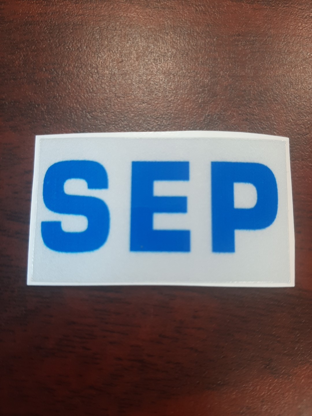 California License Plate Dmv Month Tag Sticker. (BLUE)
