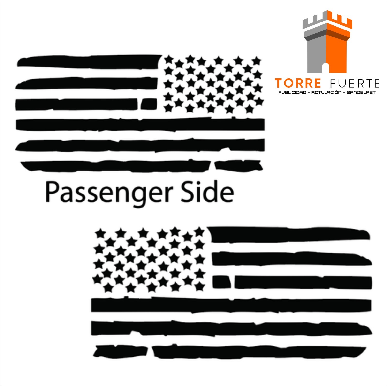 American pride flag, made of vinyl of various colors