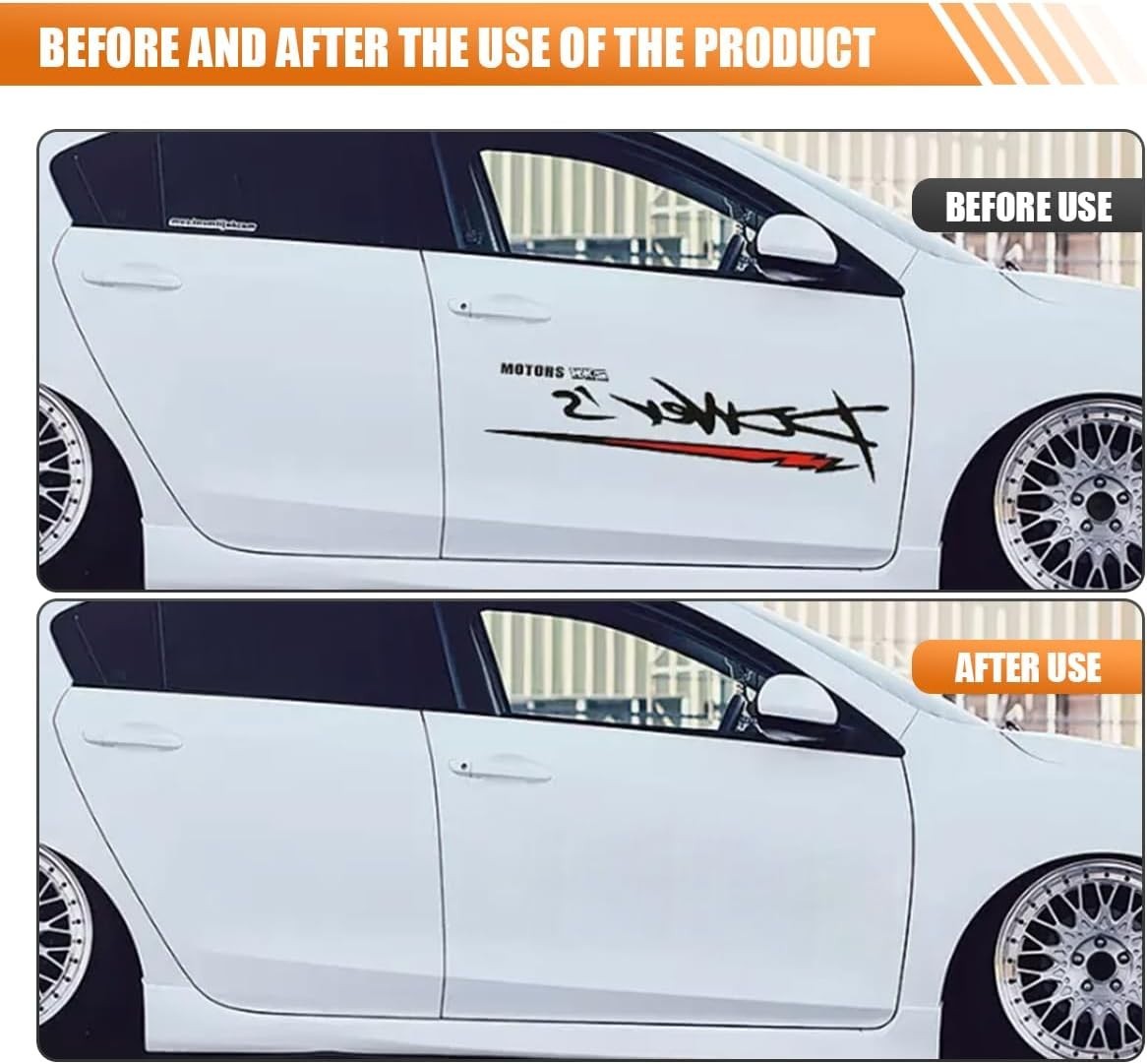High-Quality Rubber Car Decal Remover – Set of 2 for Effortless Adhesive Removal