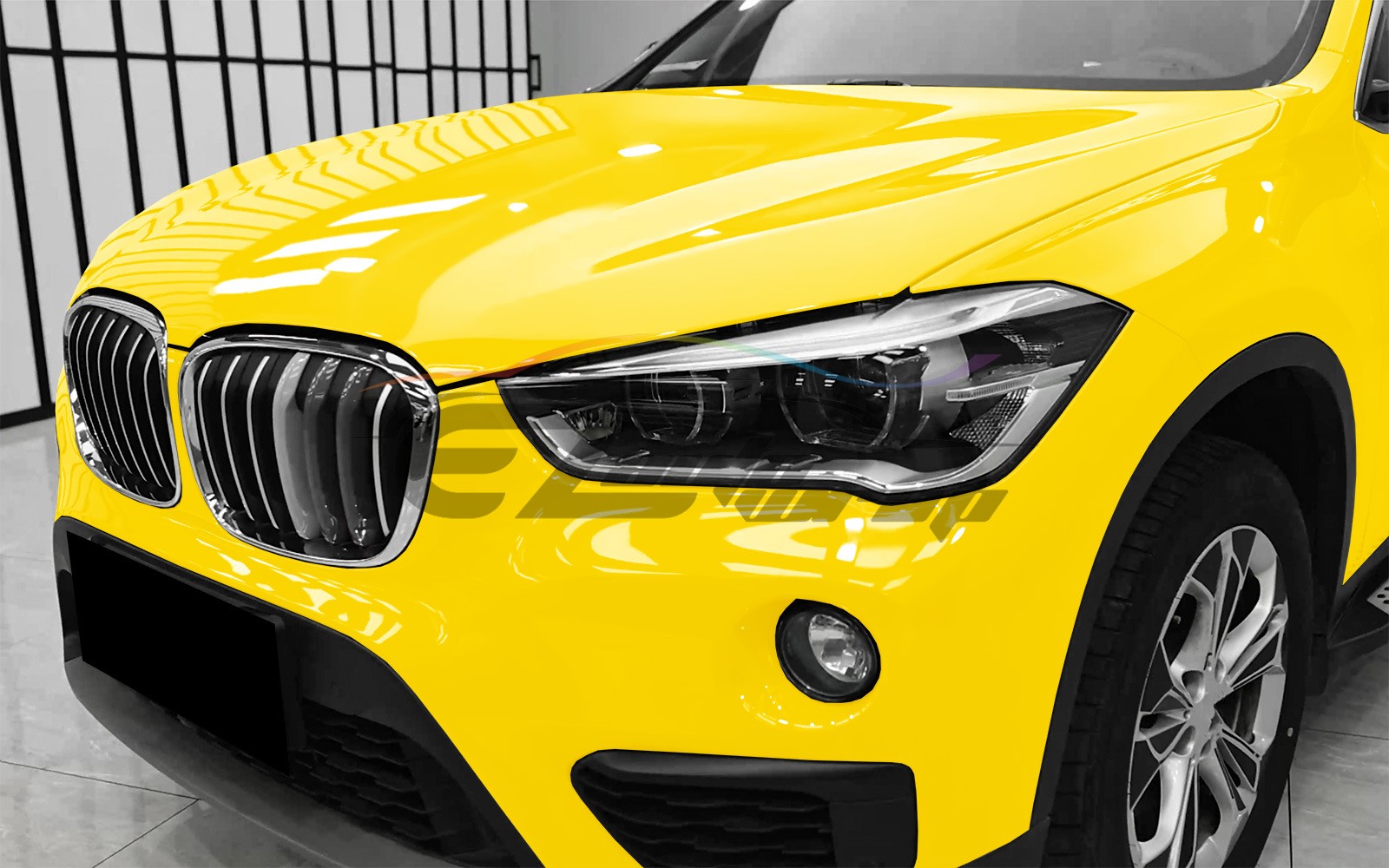 4″x8″ Sample PPF Lemon Yellow Gloss Vinyl Paint Protection Film Scratch Car Wrap