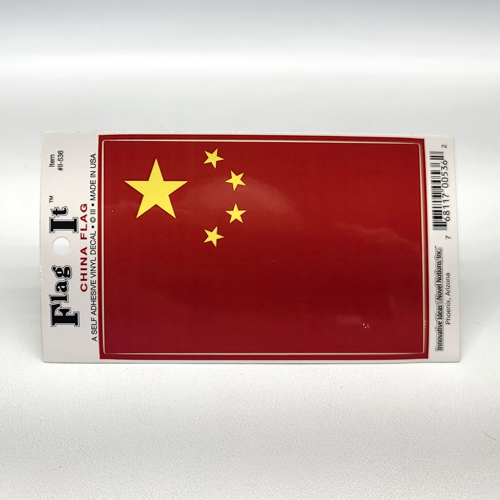 ⭐️ Flag It China Flag Window Bumper Vinyl Decal Sticker- 3.25″ x 4.875″