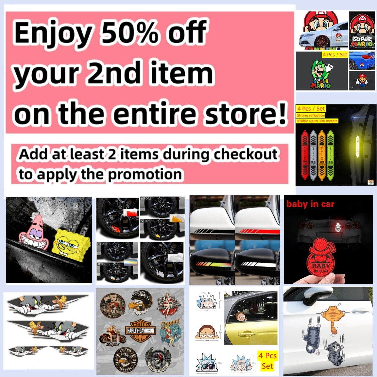 Universal Lego Label Stickers Decal Vinyl Auto Car Truck DMV DIY Accessory Deco
