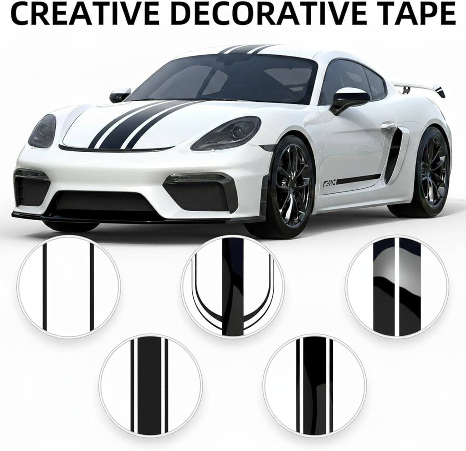 Gloss Black Vinyl Wrap for Chrome Delete 4in x 30′ Car Window Trim Blackout Tape