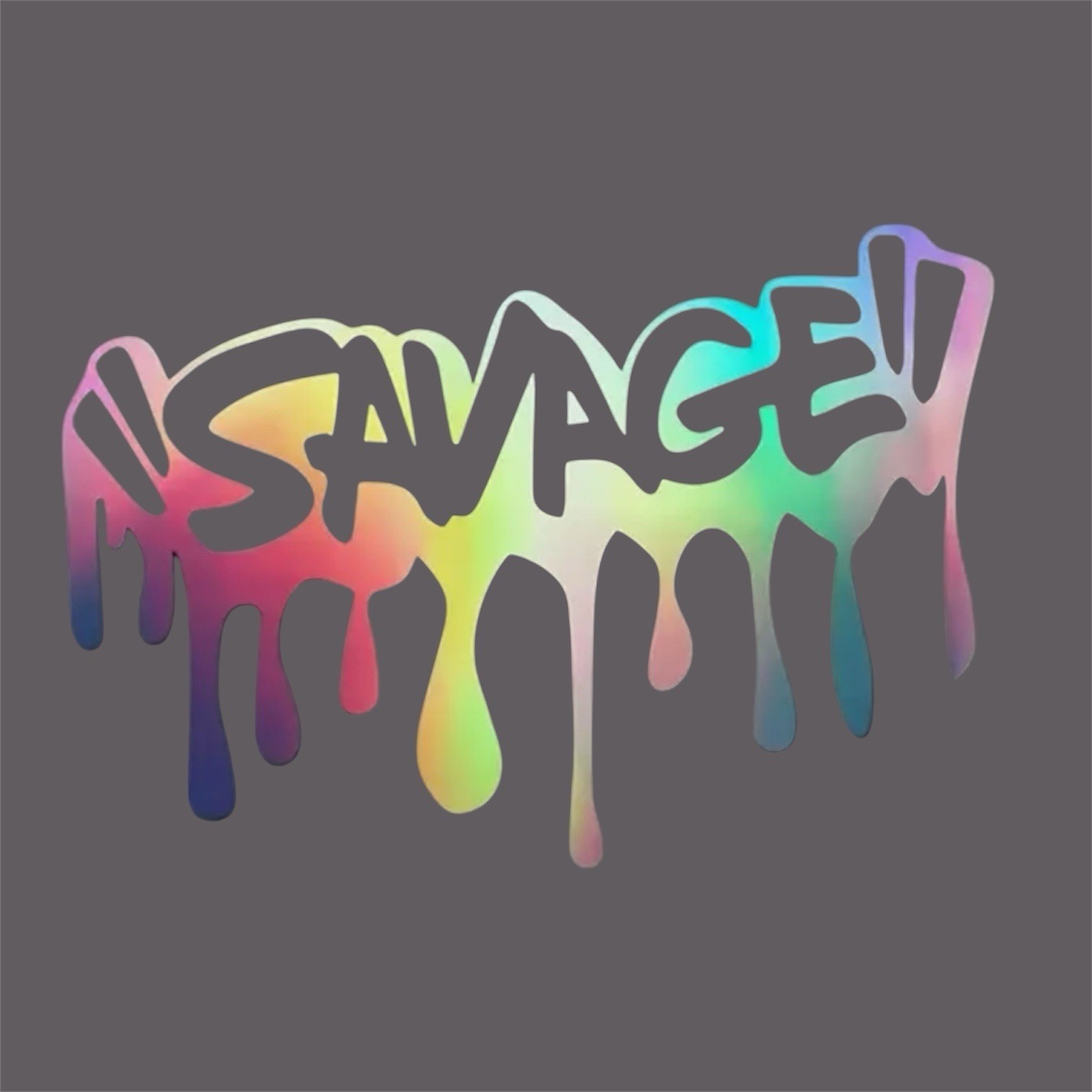 SAVAGE MULTICOLOR PAINT SPLATTER DRIP 6” INCH Vinyl Decal Sticker 1PC