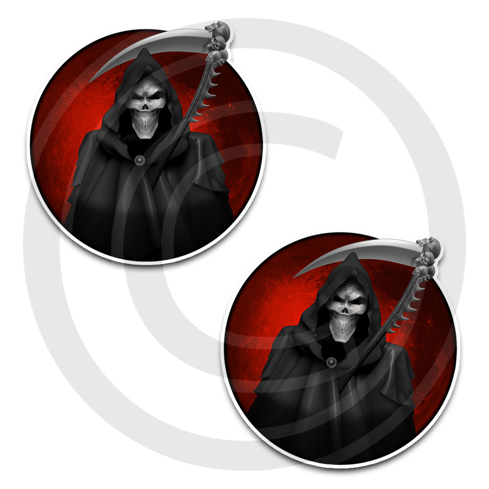 Grim Reaper RV DECALS -Trailer Toy Hauler Vinyl Graphics XL Sizes 24″ 36″ 48″ #R