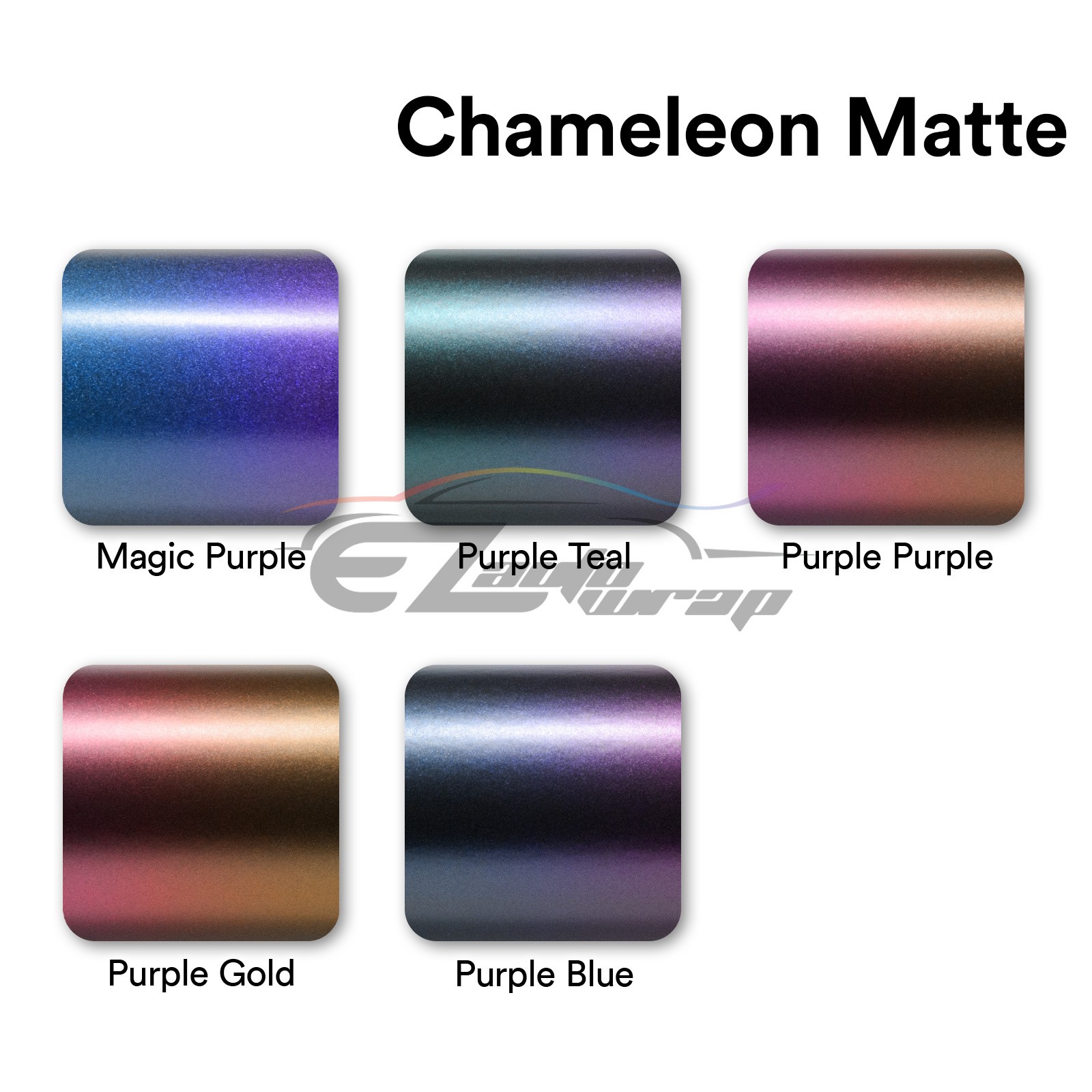 【Chameleon】 Gloss / Matte Metallic Color Change Shift Flow Vinyl Wrap Sheet Film