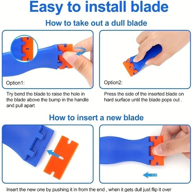 Plastic Car Sticker Remover Scraper Automotive Film Wrap Application Tool