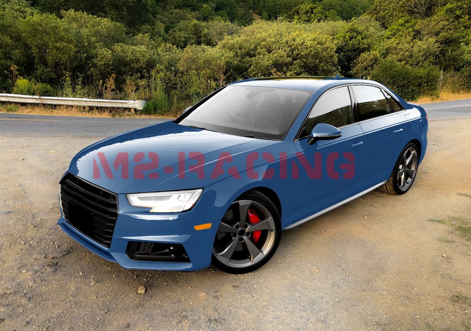 ESSMO PET Super Gloss Neptune Blue Car Vehicle Vinyl Wrap Decal Sheet Like Paint