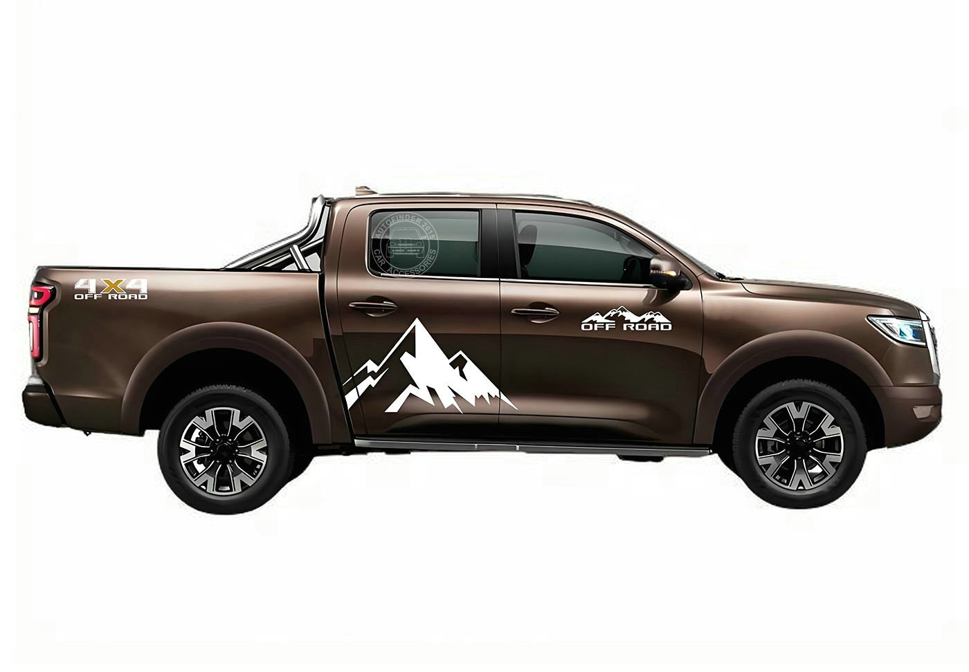 Mountain Graphics Car Sticker For Chevrolet Silverado Ford Ranger Off Road Decal