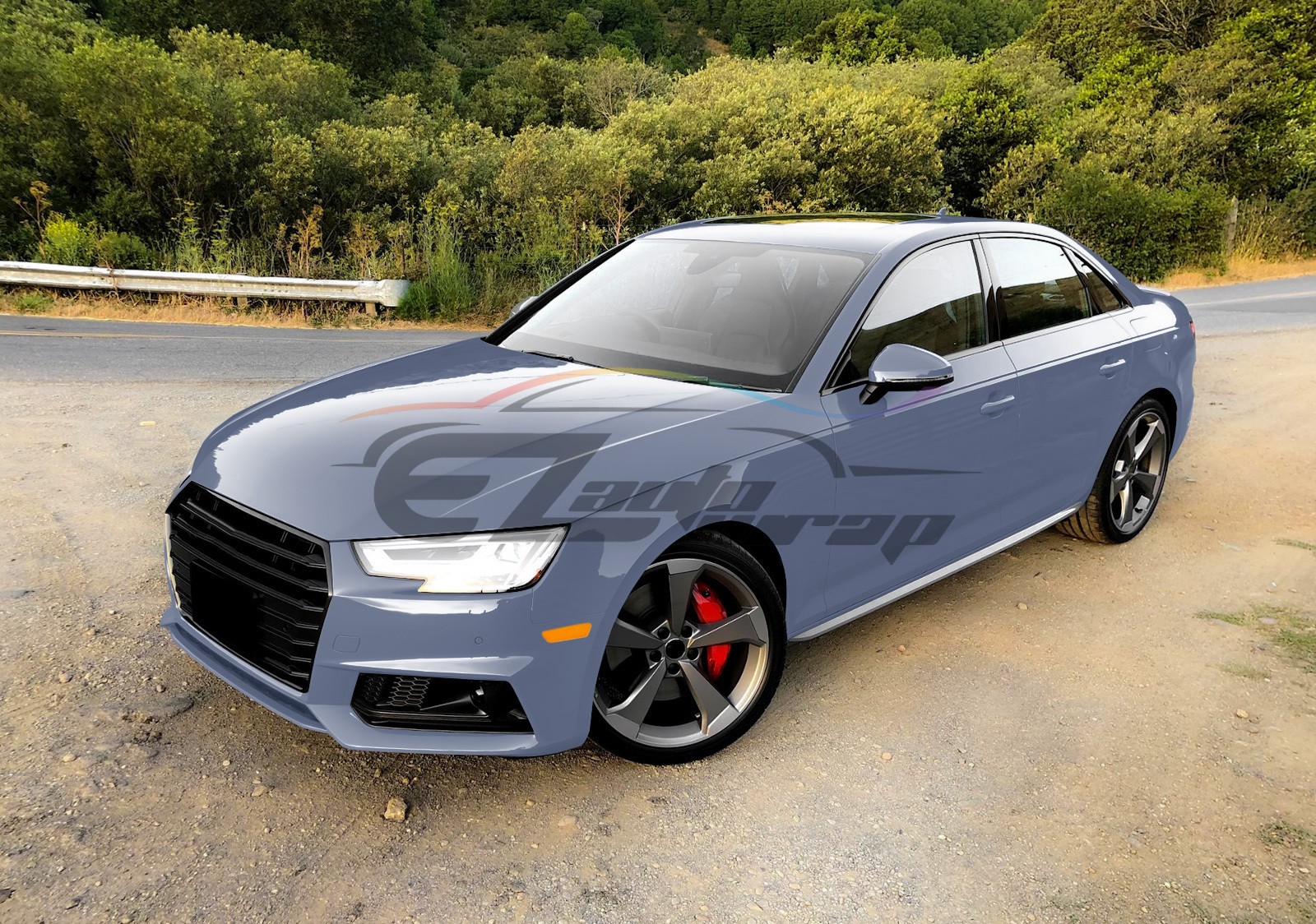 2FTx5FT PPF Paint Protection Film Gloss Space Gray Invisible Scratches Shield