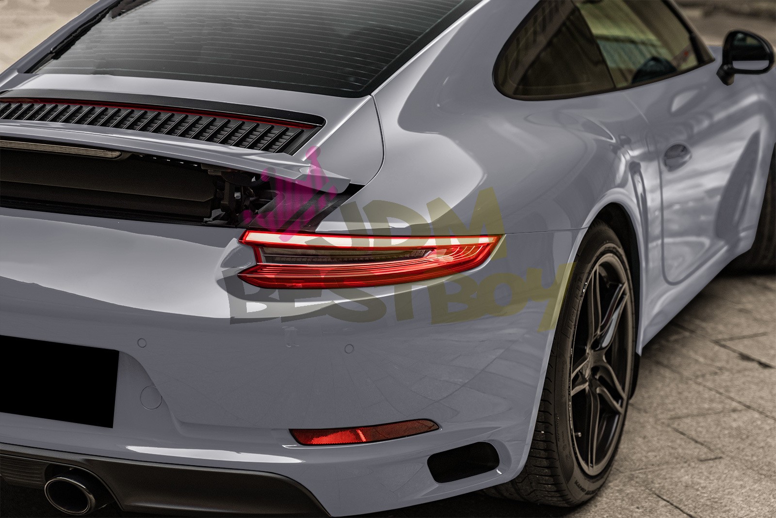 4″x8″ Sample PPF Paint Protection Film Gloss Nardo Gray Invisible Scratch Shield
