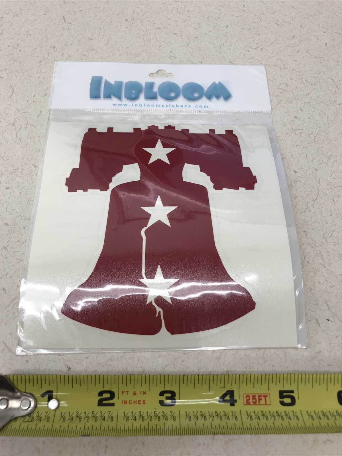 NEW Liberty Bell Sticker America Philadelphia 76ers Vinyl Car Decal Choose Color