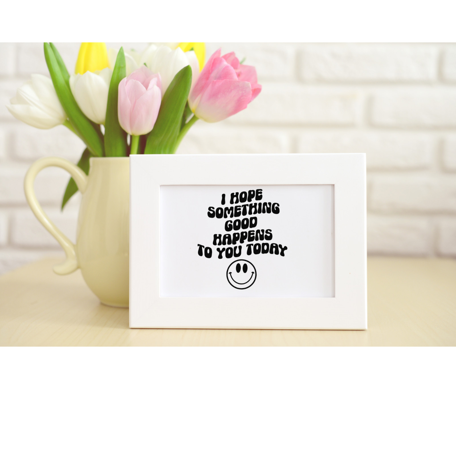 Inspirational Car Decal | I Hope Something Good Happens | Motivational Quotes