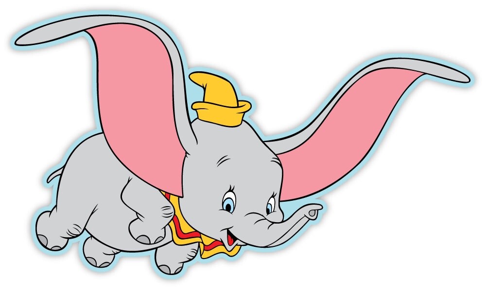 Dumbo sticker decal 5″ x 3″