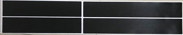 Carbon Fiber Car Door Sill Scuff Cover Scratch Protector Vinyl Decal Sticker 4x
