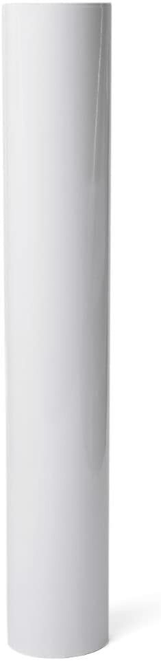 12″ x 60″ Gloss White Vinyl Film Wrap Sticker Decal Air Bubble Free 1ft x 5ft