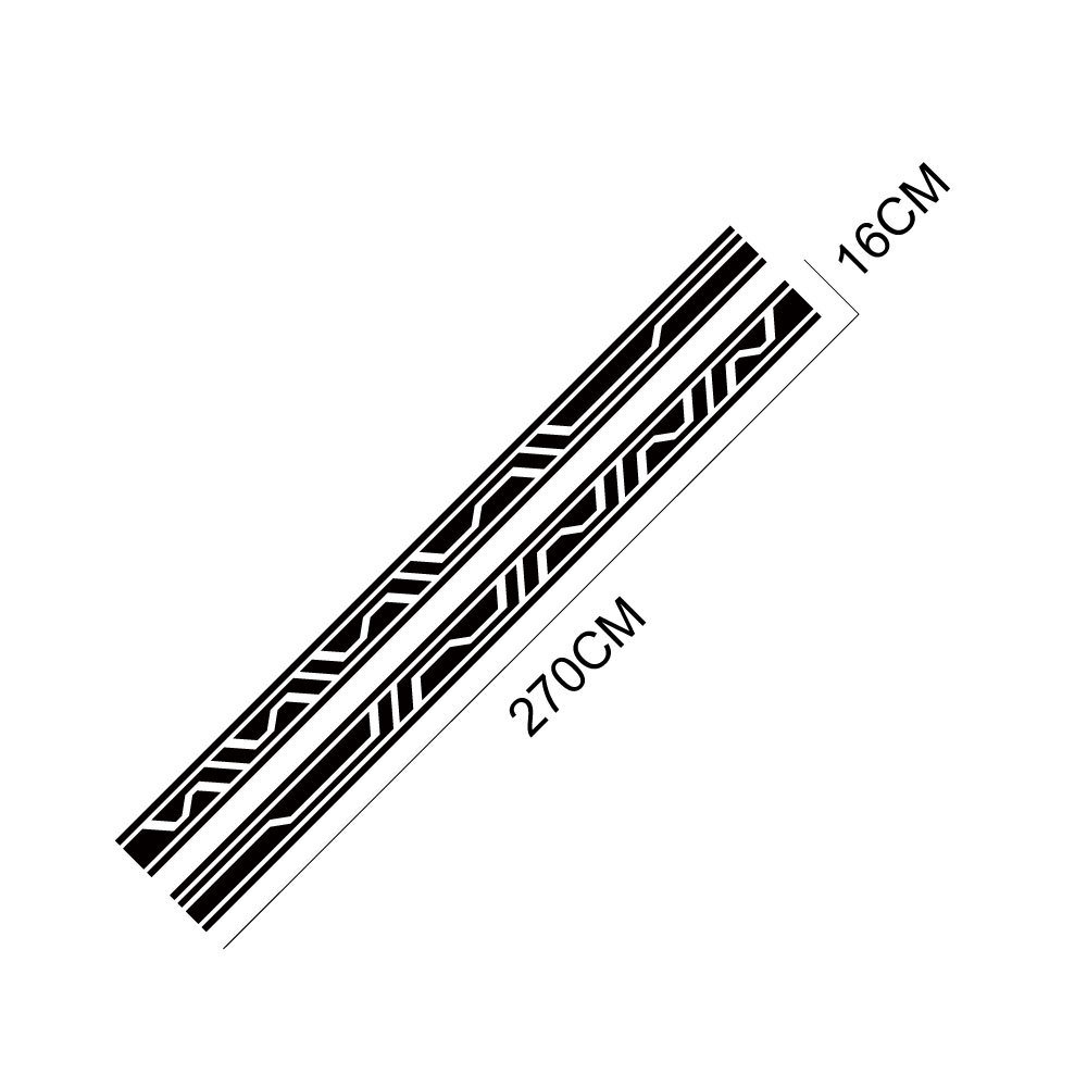 Car Side Stripe Graphics Sticker For Silverado Ford F150 Vw Amarok Hilux Tacoma