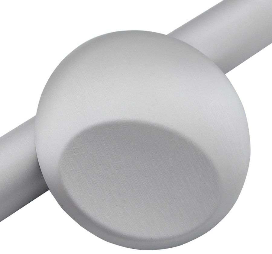 Brushed Aluminum Vinyl Film Metallic Wrap Sticker Decal Bubble Free Air Release