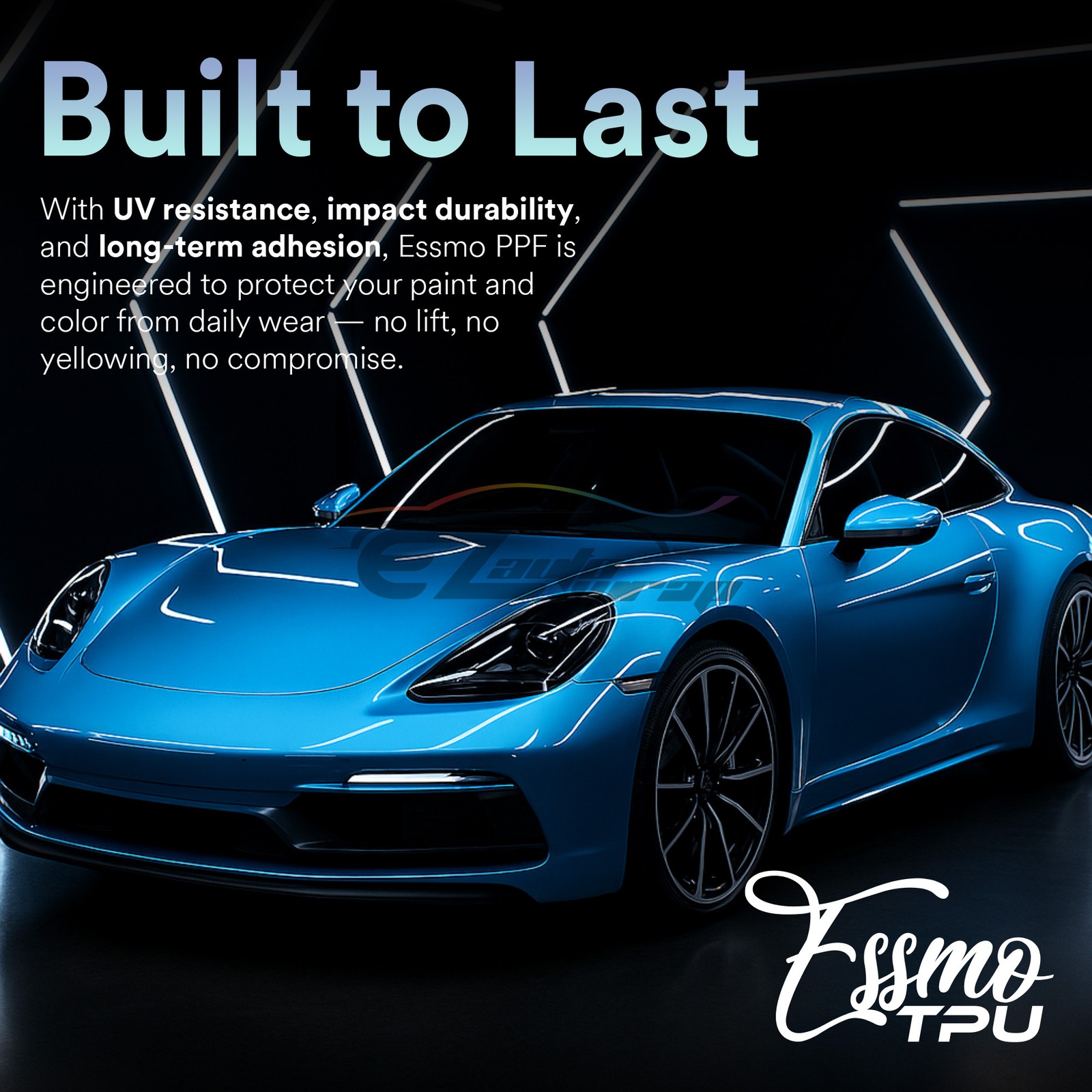 TPU Color Gloss Ice Blue PPF Paint Protection Film Dry Wet Apply Auto Vinyl Wrap