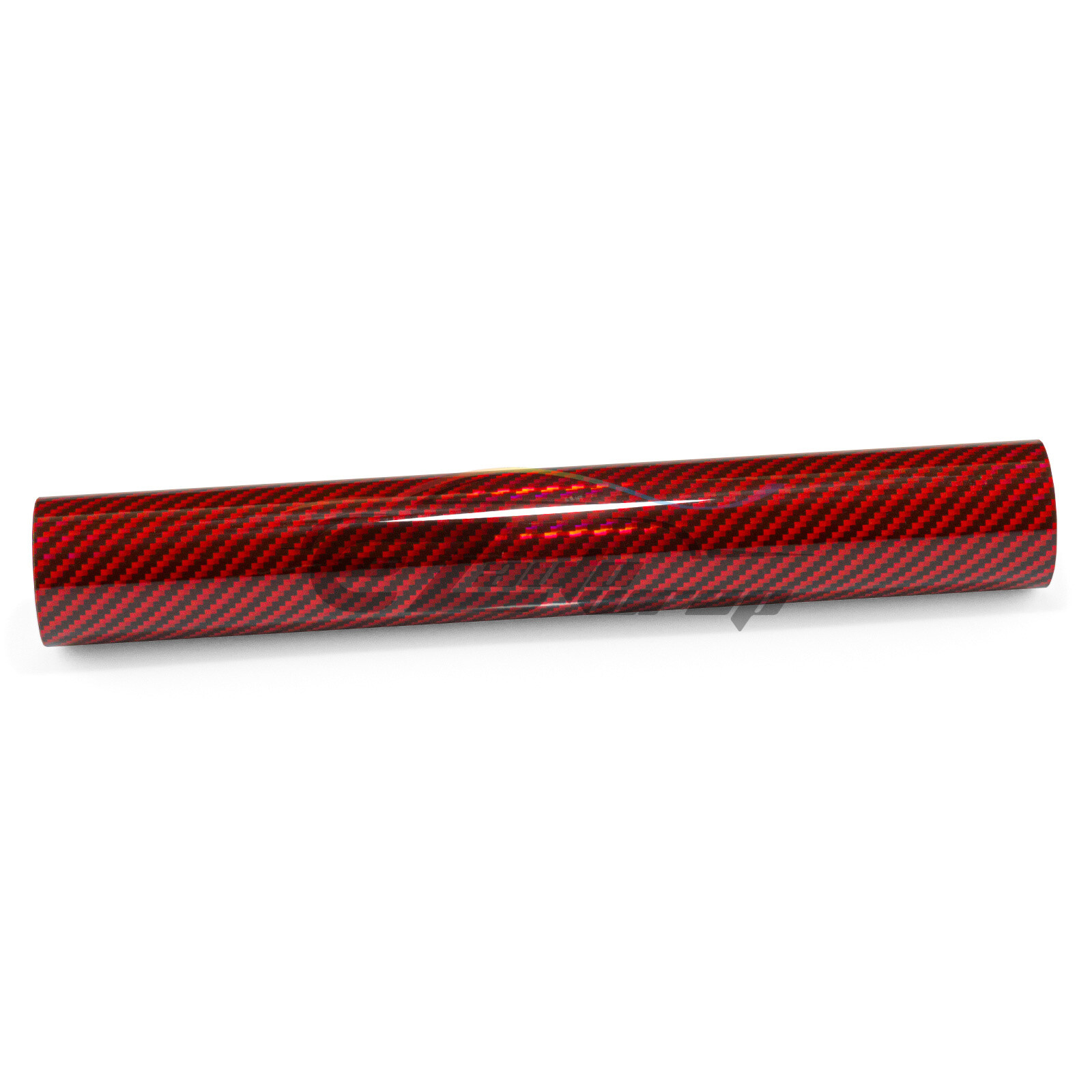 Holographic Carbon Fiber Red Laser Chrome Car Vinyl Wrap Sheet Decal Sticker