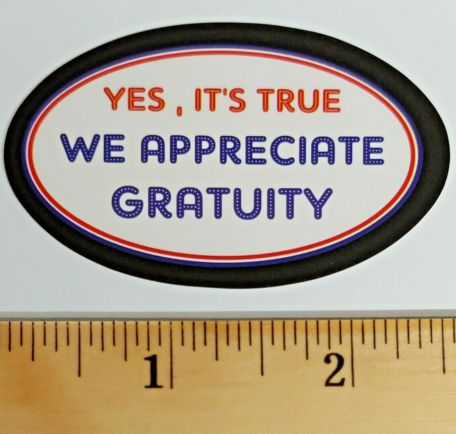 Gratuity Sticker , tip jar sticker , Tip jar , rideshare , tips sticker, ube
