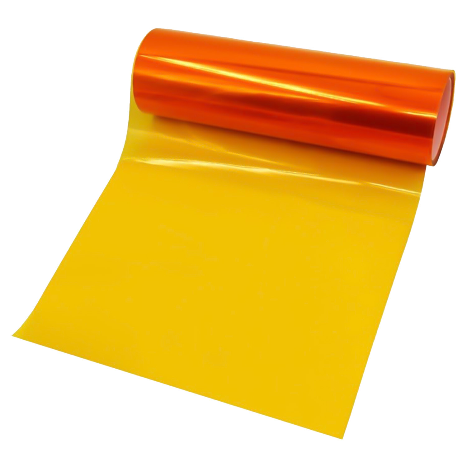 Amber Orange Gloss Tint Film Lens Vinyl Wrap For Car Truck Headlight + taillight